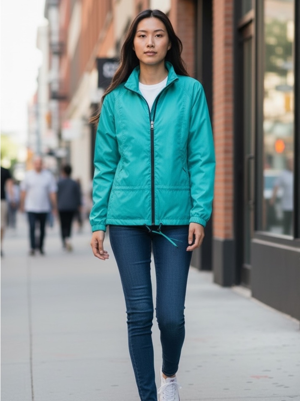 exertek Teal Packable Utility Jacket